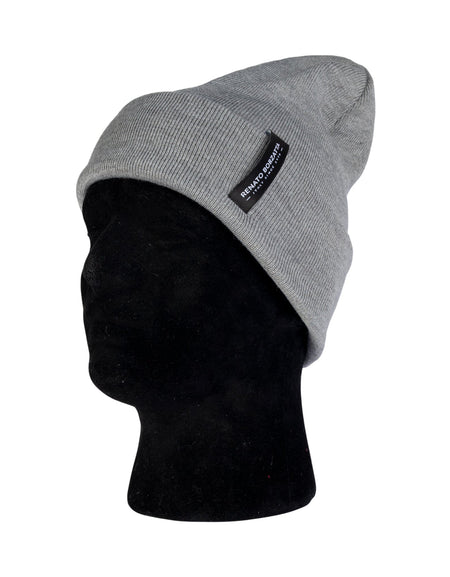 RB5005AF  | Berretto Unisex in Maglia Rasata Tubolare CIMONE Misto Lana Made in Italy. Colore Grigio Medio. Taglia Unica-1