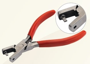 Pinza per fare fori rettangolari nei cinturini - Pliers for making rectangular holes in straps-0