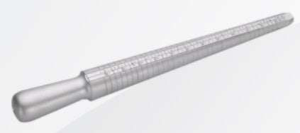 Fuso per anelli in alluminio - Aluminum ring spindle-0