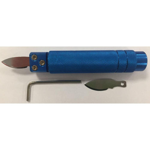 Load image into Gallery viewer, Coltello apricasse. manico in alluminio antiscivolo. 1 lama di ricambio - Watch case opener knife. non-slip aluminium handle + 1 spare blade-0
