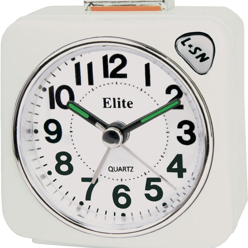 Load image into Gallery viewer, ELITE Sveglia silent con luce e snooze - BIANCO - Silent alarm clock with light and snooze - WHITE-0
