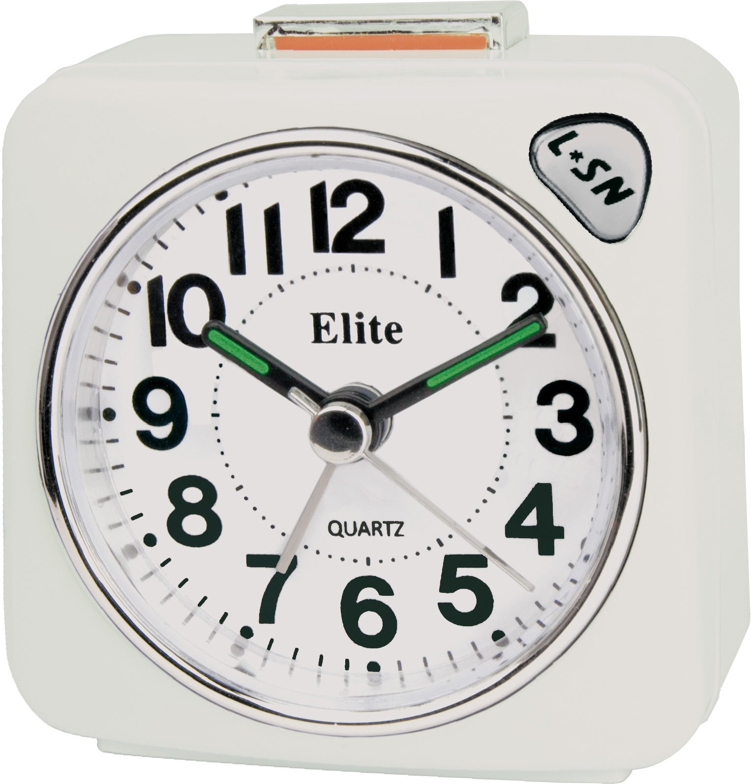 ELITE Sveglia silent con luce e snooze - BIANCO - Silent alarm clock with light and snooze - WHITE-0