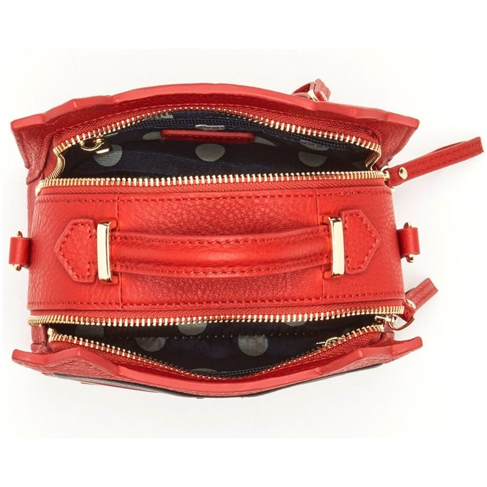 SUSU Leather Cat Bag Red Crossbody