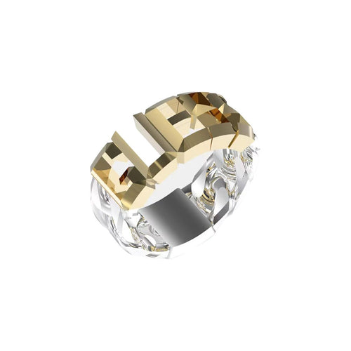 Load image into Gallery viewer, Men's Ring Guess JUMR03206JWYGST64 (24)-0
