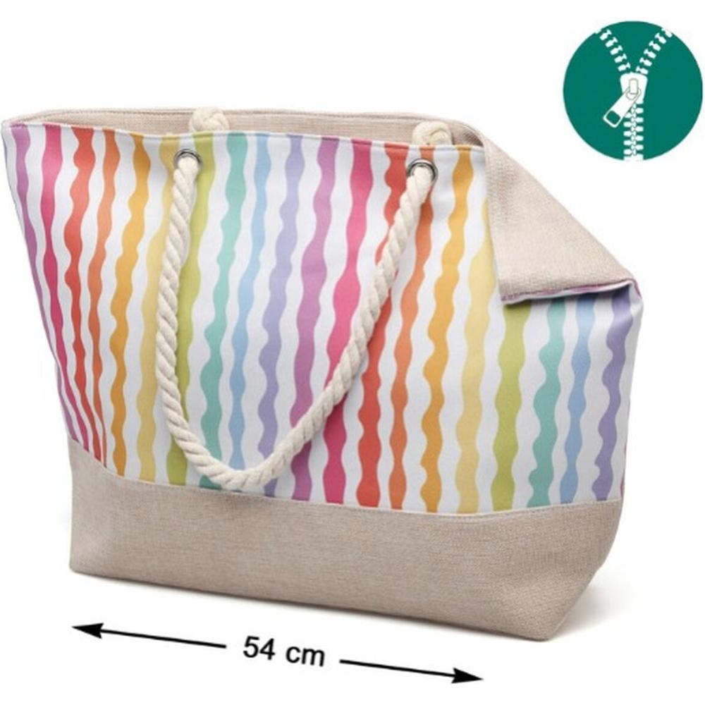 Bag Multicolour Beach Stripes-0