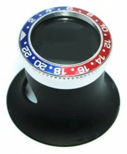 Monocolo con lunetta pepsi 5X - Eyeglass loupe with Pepsi bezel 5X-0