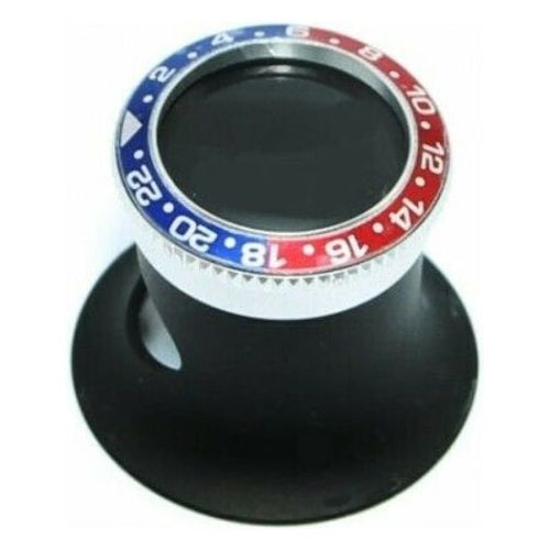 Load image into Gallery viewer, Monocolo con lunetta pepsi 5X - Eyeglass loupe with Pepsi bezel 5X-0
