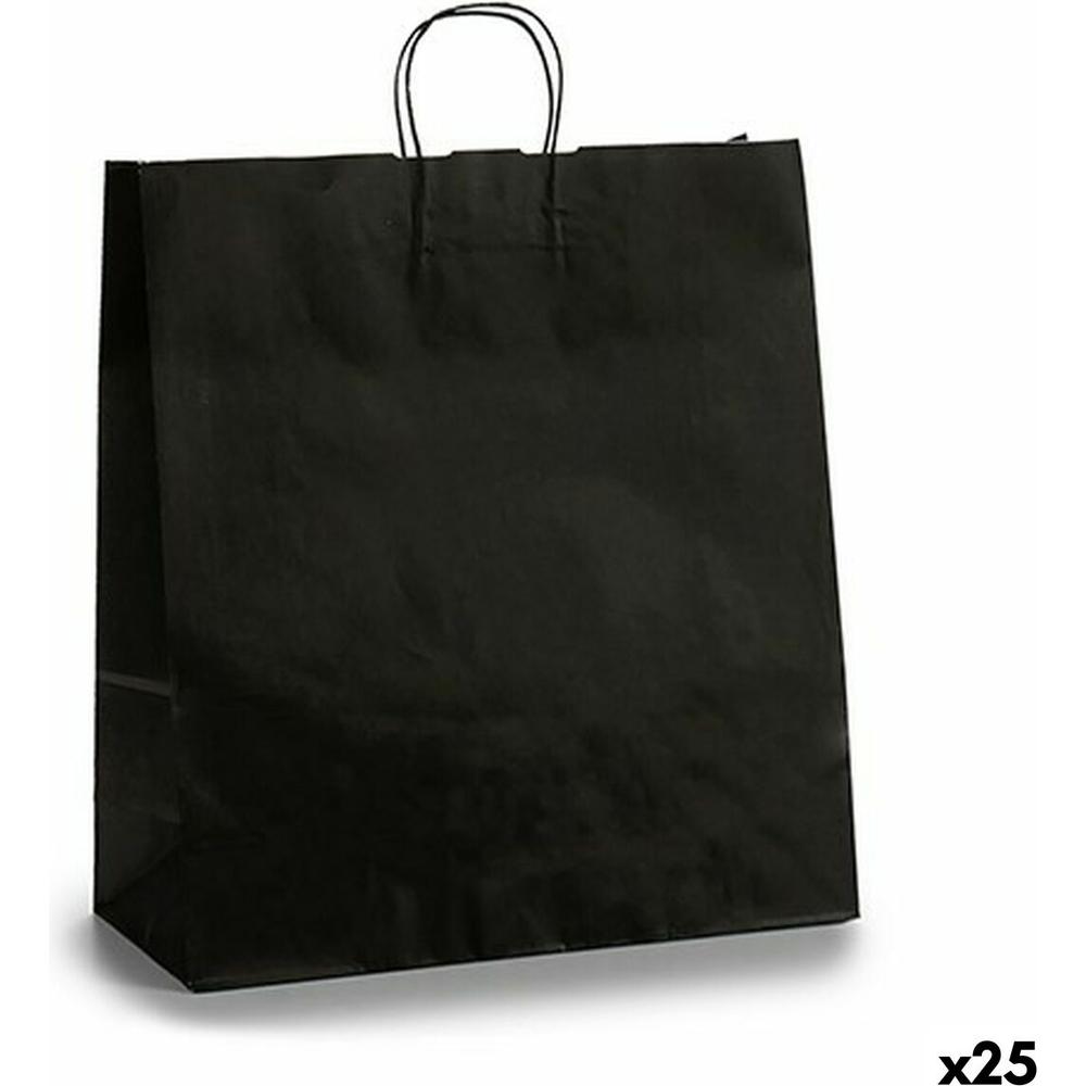 Paper Bag Black 16 x 57,5 x 46 cm (25 Units)-0