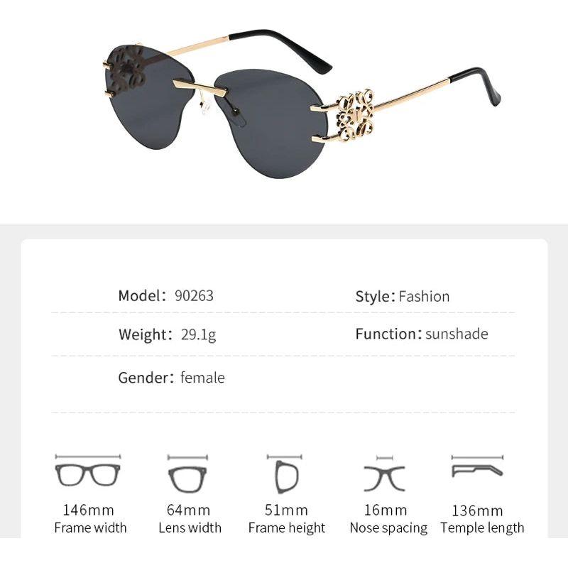 TiTi Frameless Sunglasses