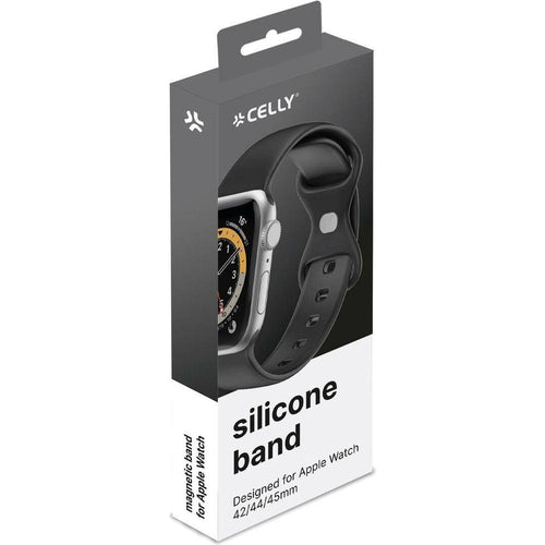 Load image into Gallery viewer, Watch Strap Celly WBANDSIL44BK-0
