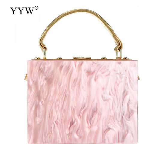 Load image into Gallery viewer, Acrylic Handbags Women 2022 Fashion Flower Shoulder Bags Evening Party
