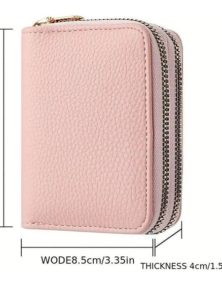 Women Zipper Short Style Purse Wallet