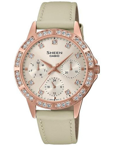 CASIO SHEEN Mod. LADY CRYSTAL LEATHER - CREAM ***SPECIAL PRICE***-0