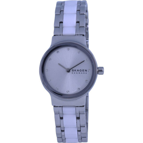 Load image into Gallery viewer, Skagen Freja Lille Stainless Steel White Dial Quartz Women&#39;s Watch: Timeless Elegance in Every Detail
