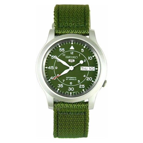 Load image into Gallery viewer, Seiko 5 Military Automatic Nylon SNK805K2 Men&#39;s Watch - A Timeless Blend of Style and Functionality
