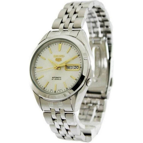 Load image into Gallery viewer, Seiko 5 Automatic 21 Jewels SNKL17K1 Men&#39;s Watch: A Timeless Elegance
