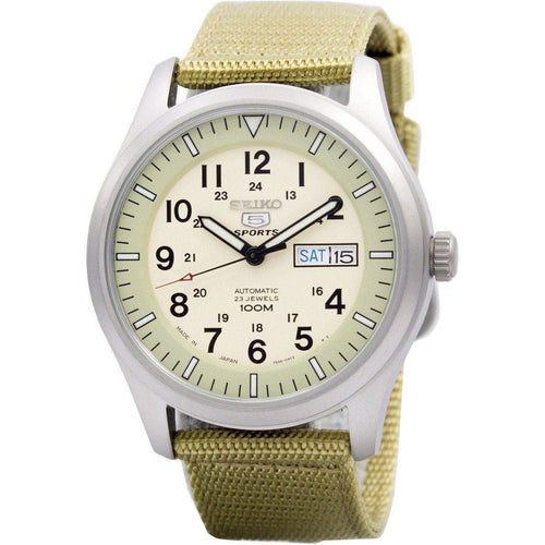 Load image into Gallery viewer, Seiko 5 Military Automatic Sports Japan Made SNZG07 Men&#39;s Watch
