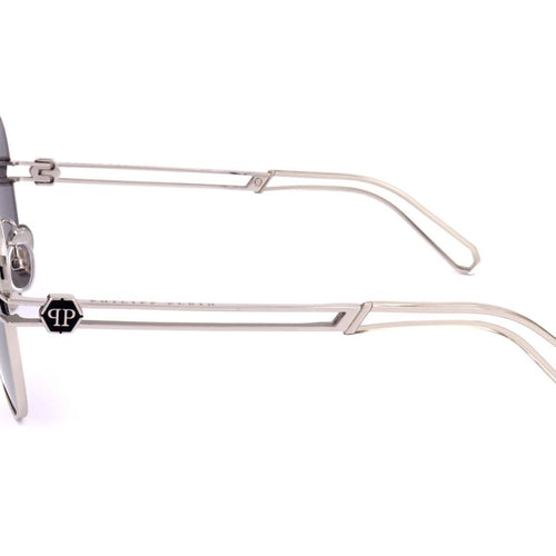 Load image into Gallery viewer, PHILIPP PLEIN SUNGLASSES Mod. SPP048M SHINY PALLADIUM-2
