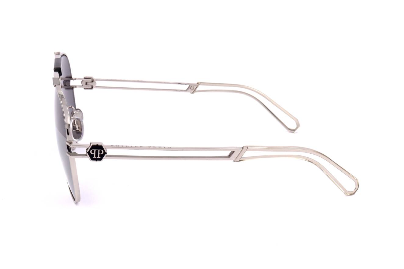 PHILIPP PLEIN SUNGLASSES Mod. SPP048M SHINY PALLADIUM-2