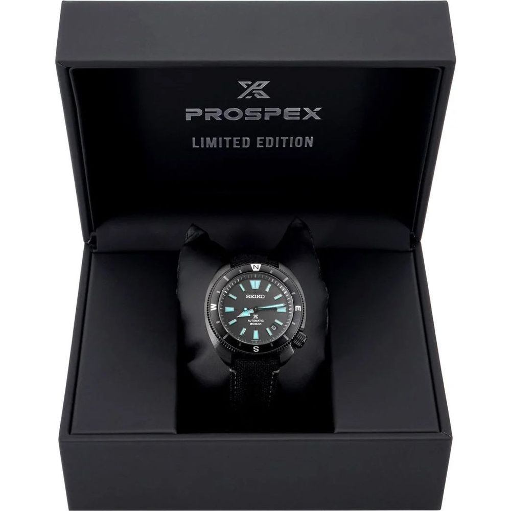 SEIKO PROSPEX Mod. DIVERS - BLACK SERIE NIGHT VISION TORTUGA AUTOMATIC - LIMITED EDITION-1