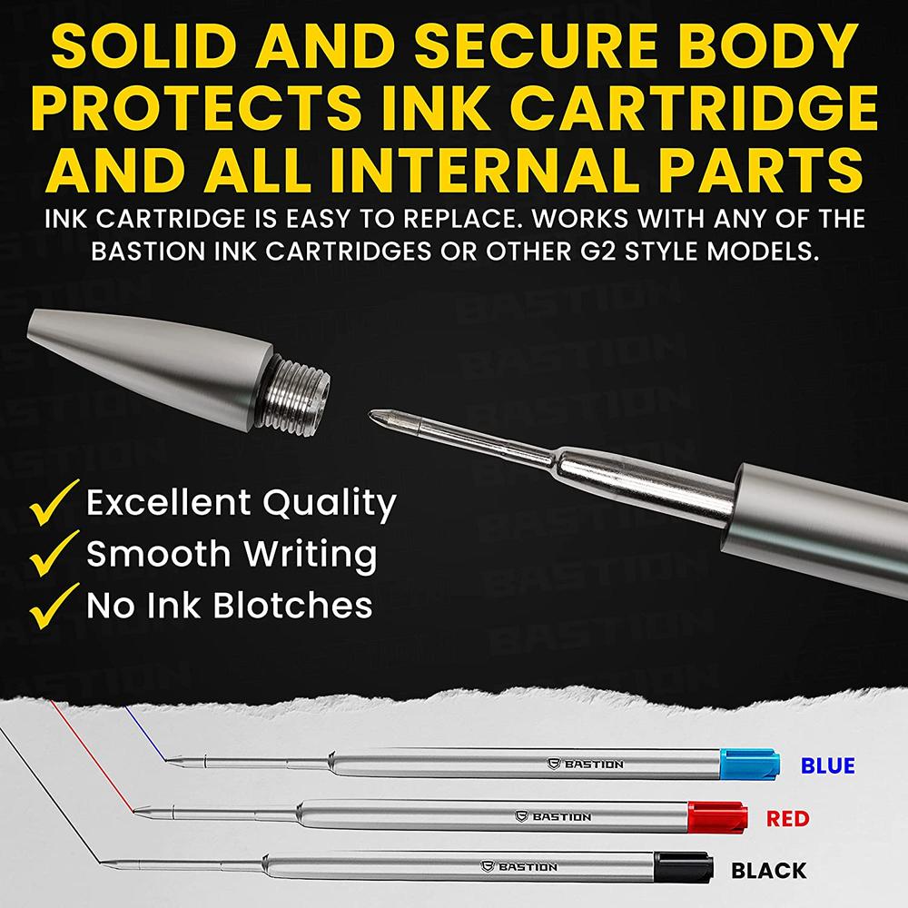 Stainless Steel - Bolt Action Pen by Bastion®