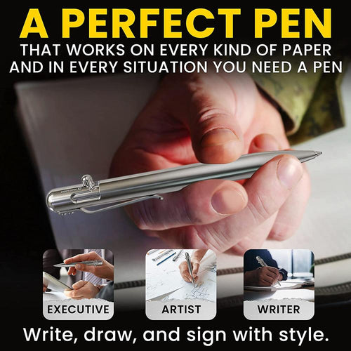 Load image into Gallery viewer, Stainless Steel - Bolt Action Pen by Bastion®
