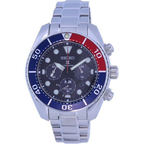 Load image into Gallery viewer, Seiko Prospex Padi Sumo Special Edition Chronograph Solar Diver&#39;s Men&#39;s Watch - A Pinnacle of Precision
