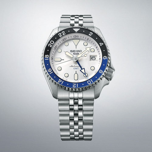 Load image into Gallery viewer, SEIKO 5 Mod. SPORTS AUTOMATIC GMT - WHITE-5
