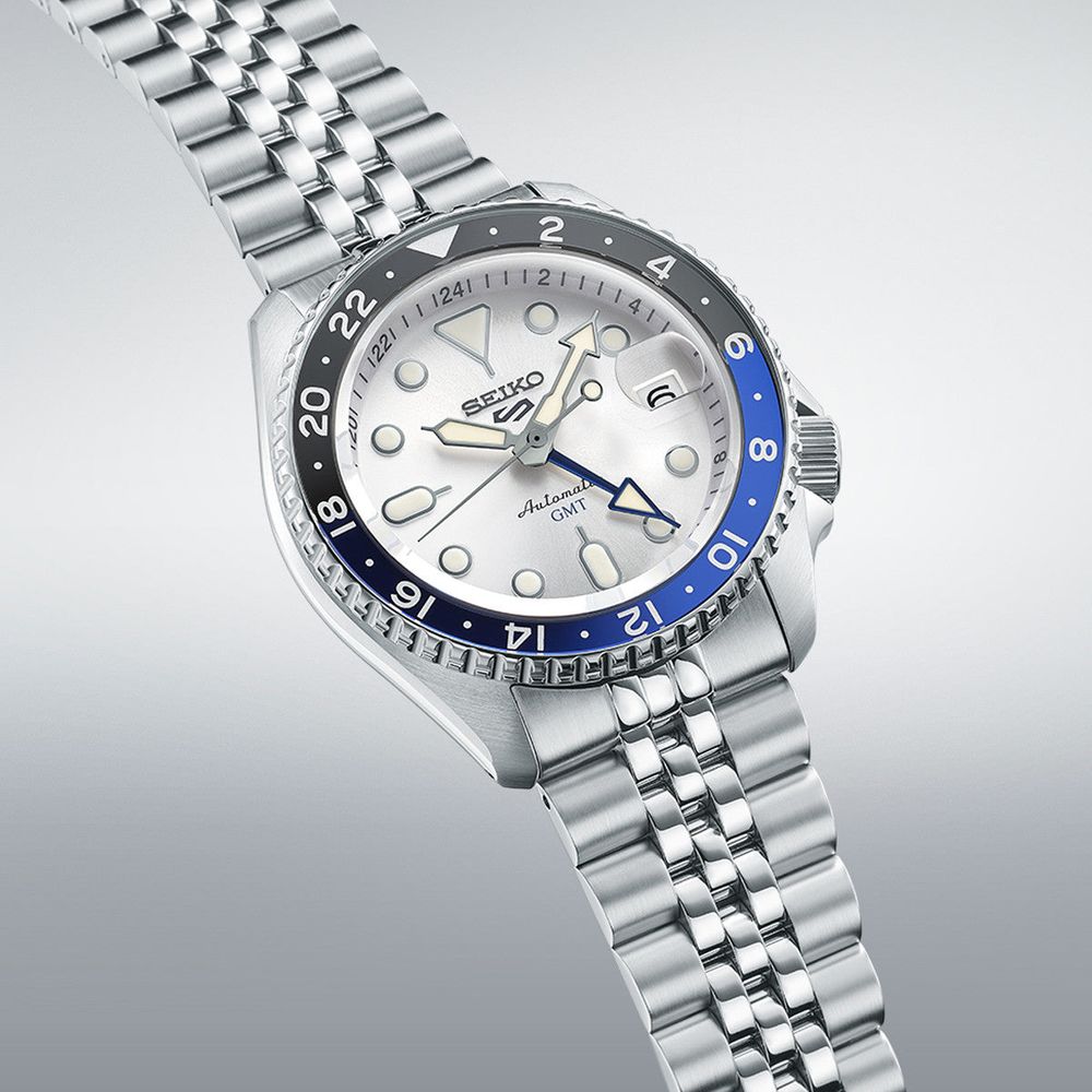 SEIKO 5 Mod. SPORTS AUTOMATIC GMT - WHITE-6