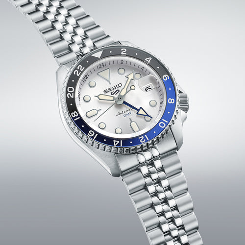 Load image into Gallery viewer, SEIKO 5 Mod. SPORTS AUTOMATIC GMT - WHITE-2
