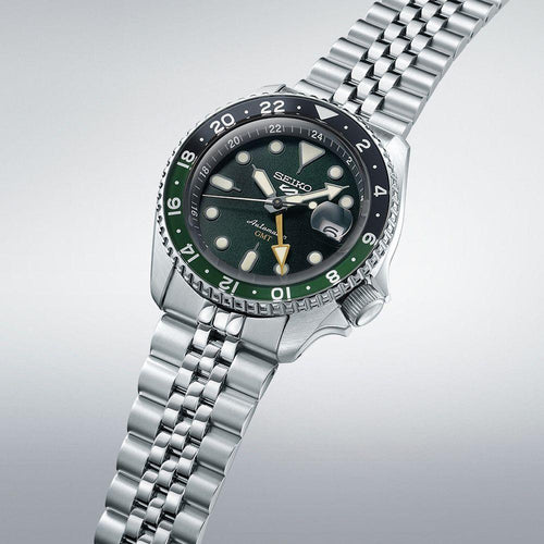 Load image into Gallery viewer, SEIKO 5 Mod. SPORTS AUTOMATIC GMT - FOREST GREEN-6
