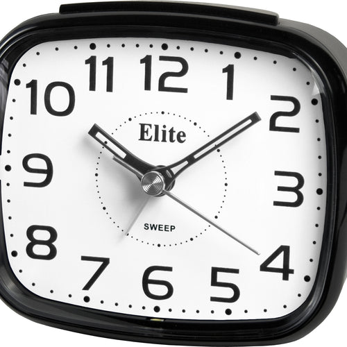 Load image into Gallery viewer, ELITE Sveglia silent con luce LED e snooze - NERO - Silent alarm clock with LED light and snooze - BLACK-0
