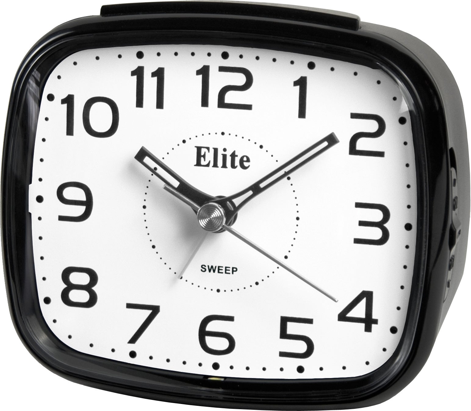 ELITE Sveglia silent con luce LED e snooze - NERO - Silent alarm clock with LED light and snooze - BLACK-0