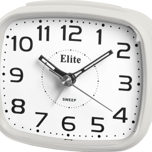 Load image into Gallery viewer, ELITE Sveglia silent con luce LED e snooze - BIANCO - Silent alarm clock with LED light and snooze - WHITE-0
