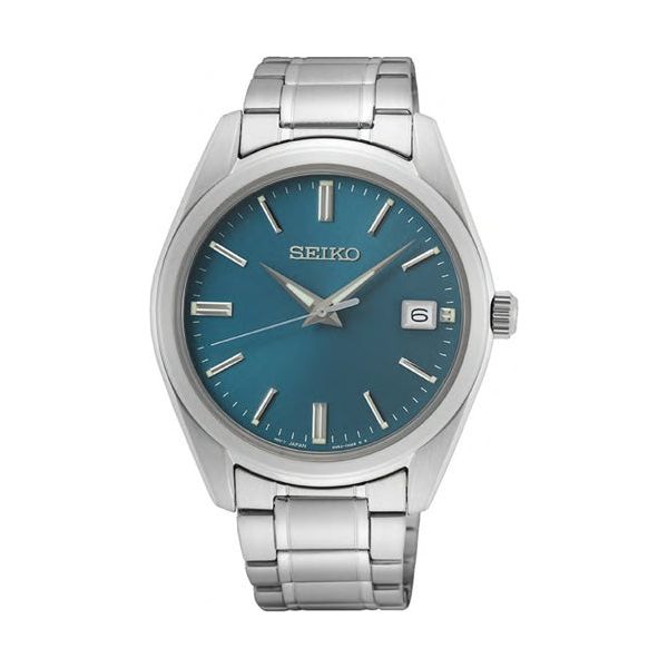 SEIKO Mod. CLASSIC GENT - PETROL BLUE-0