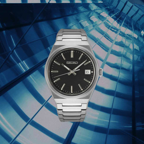 SEIKO Mod. CLASSIC GENT - BLACK-1