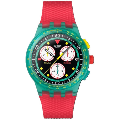 Load image into Gallery viewer, SWATCH Mod. NEON EMERALD CHRONO-0
