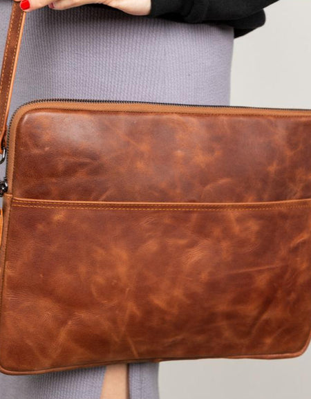 Leeds Leather Laptop / Tablet Sleeve-1