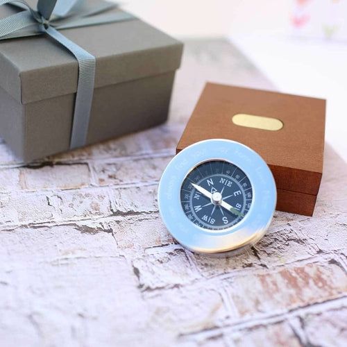 Load image into Gallery viewer, Compass Personalised With Timber Box
