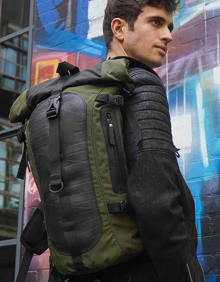 Soldier Water Resistant Vegan Backpack with Laptop Compartment