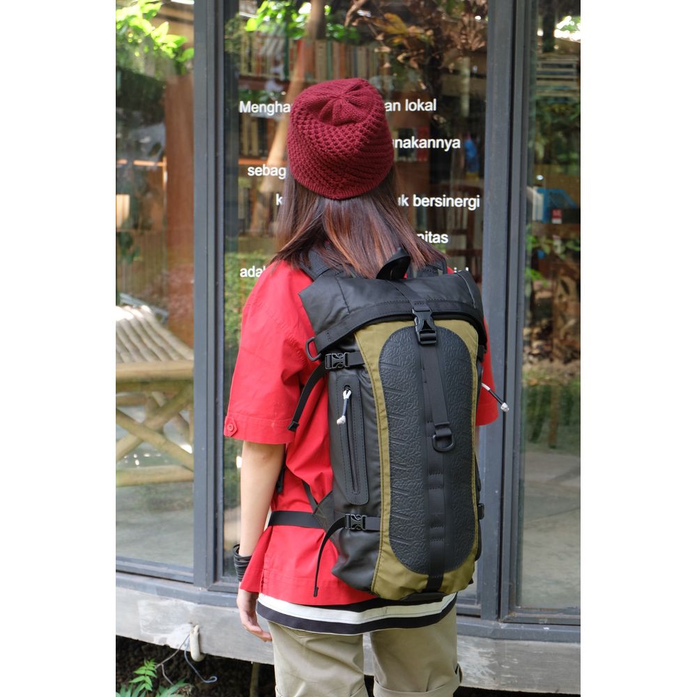 Soldier Water Resistant Vegan Backpack with Laptop Compartment