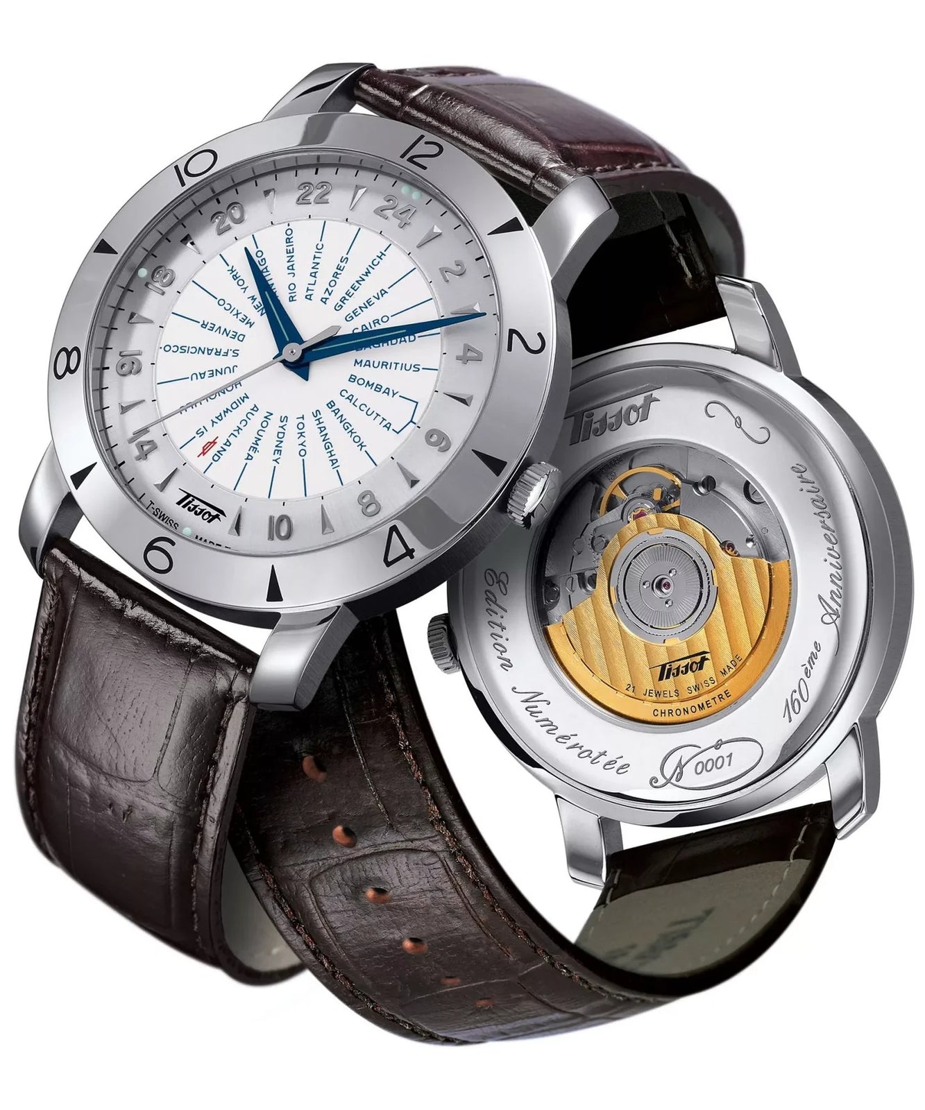 TISSOT Mod. HERITAGE NAVIGATOR - Numbered Edition 160th Anniversary-1