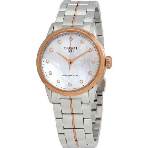 Load image into Gallery viewer, Tissot Luxury Lady Powermatic 80 Diamond Accents Automatic Women&#39;s Watch
