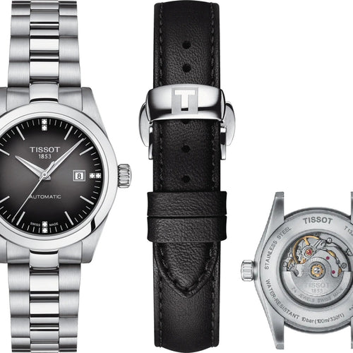 Load image into Gallery viewer, TISSOT Mod. T-MY LADY AUTOMATIC W-DIAMONDS Special Pack + Extra Strap-0
