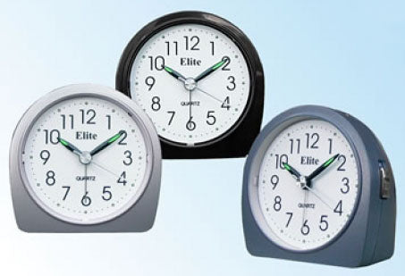 ELITE SVEGLIA ANALOGICA BLU / BLUE ALARM CLOCK-0