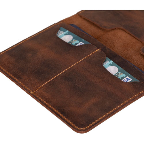 Load image into Gallery viewer, Tempe Genuine Leather Passport Holder - Handcrafted Travel Document Organizer-3

