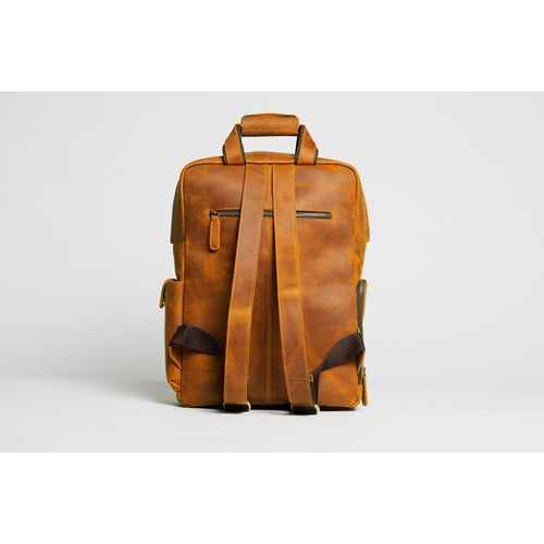 Load image into Gallery viewer, The MANN Bag | Large Capacity Leather Camera Backpack
