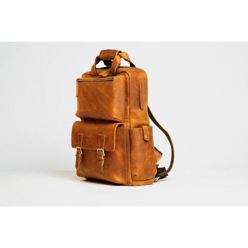 Load image into Gallery viewer, The MANN Bag | Large Capacity Leather Camera Backpack
