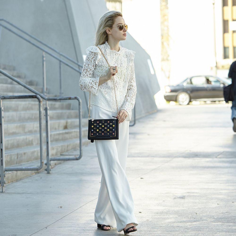 The Stylish Austin Black Studded Crossbody Clutch