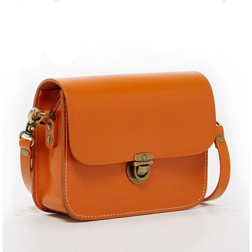 Load image into Gallery viewer, Nanah Light Brown Leather Crossbody Bag - Timeless Elegance
